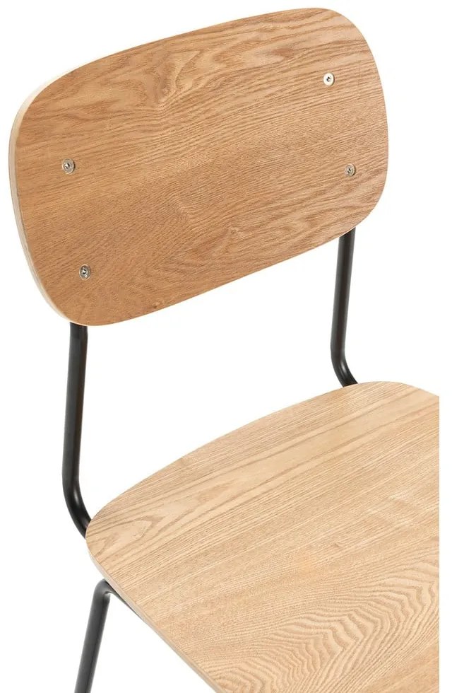 Jedálenská stolička v dekore jaseňa v prírodnej farbe v súprave 2 ks Aira – Marckeric