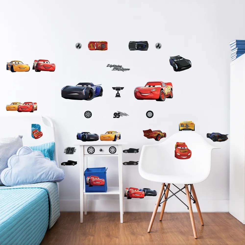 Walltastic Sada dekoračných samolepiek Cars
