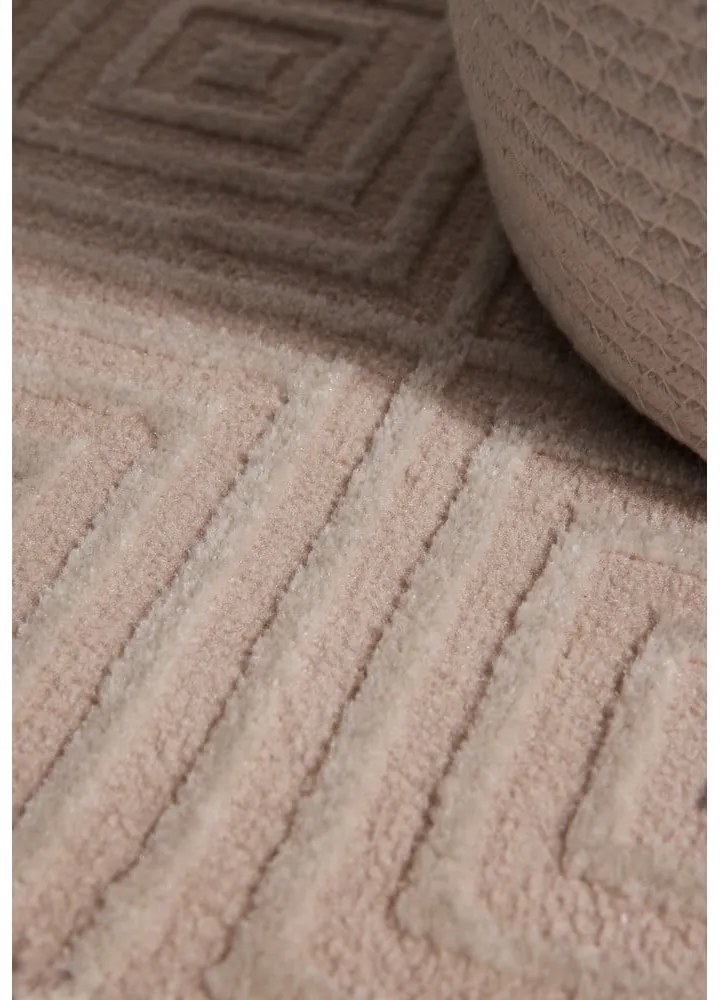 Béžový behúň 80x240 cm Perles Tourmaline – Elle Decoration