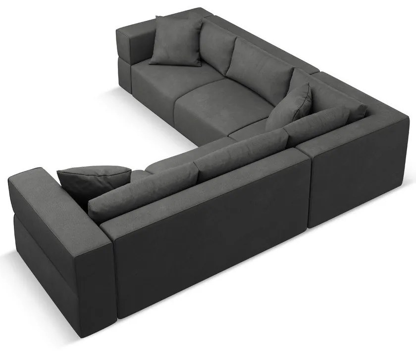 Tmavosivá variabilná rohová pohovka Esther – Milo Casa