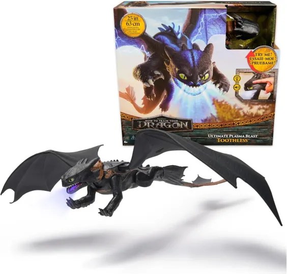 Figúrka Bezzubka Plasma Blast Spin Master 6072541 Ako vycvičiť draka