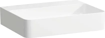 Umyvadlo Laufen VAL 55 × 42 cm, biele, LCC, bez prepadového otvoru, bez otvoru pre batériu H8162824001121