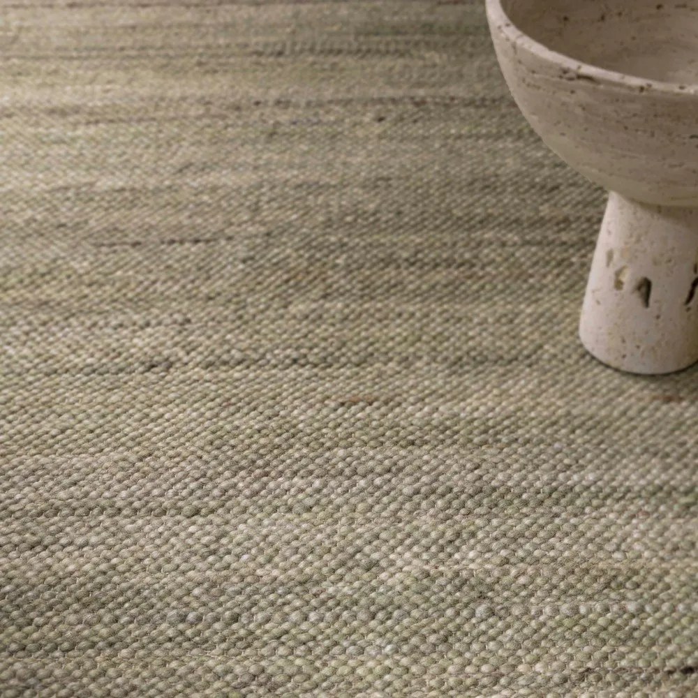 Kaki obojstranný/ručne tkaný koberec s prímesou vlny 200x290 cm Birkdale Pistachio – Asiatic Carpets