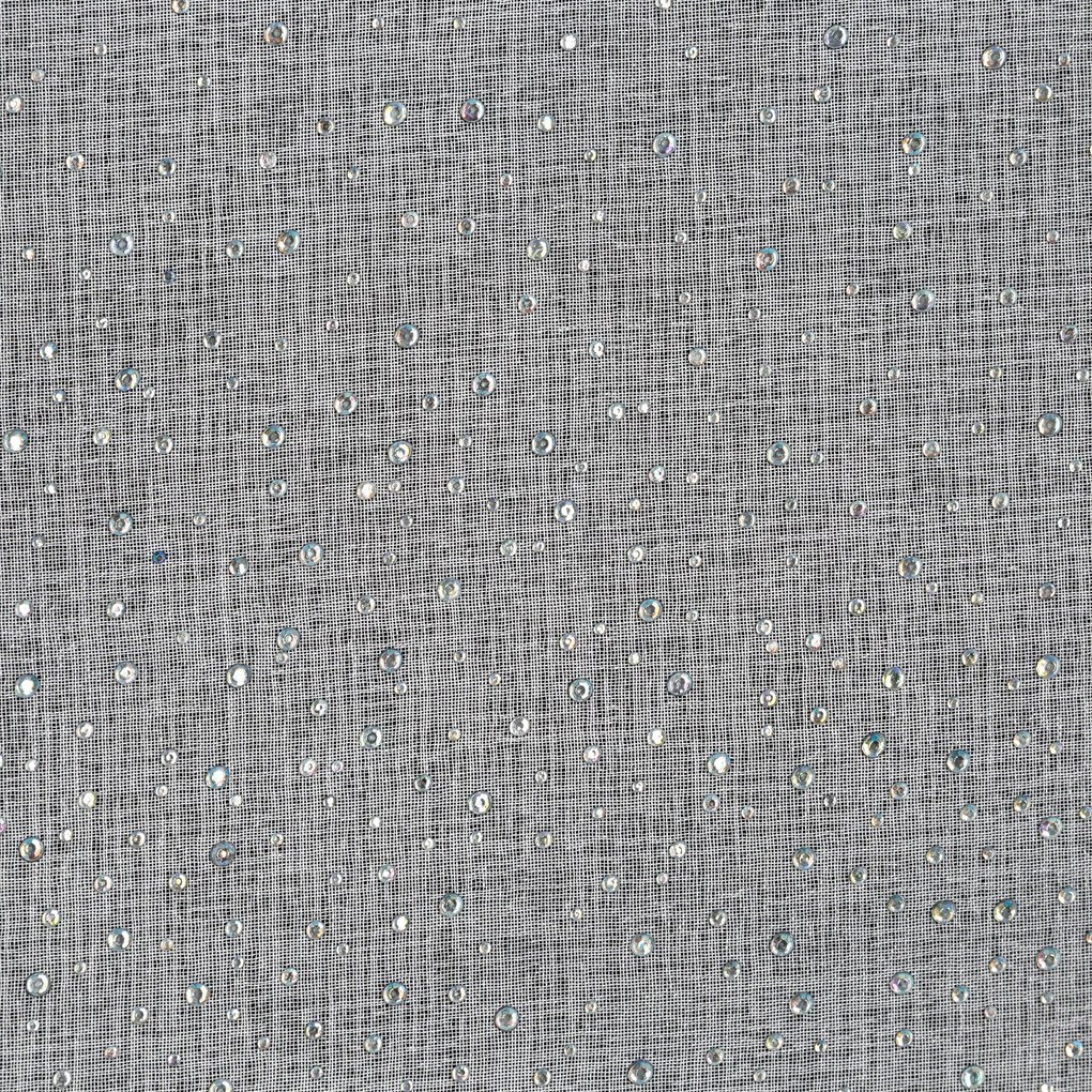 ZÁCLONA NA KRÚŽKOCH MOLLY 350 X 150 CM BIELA