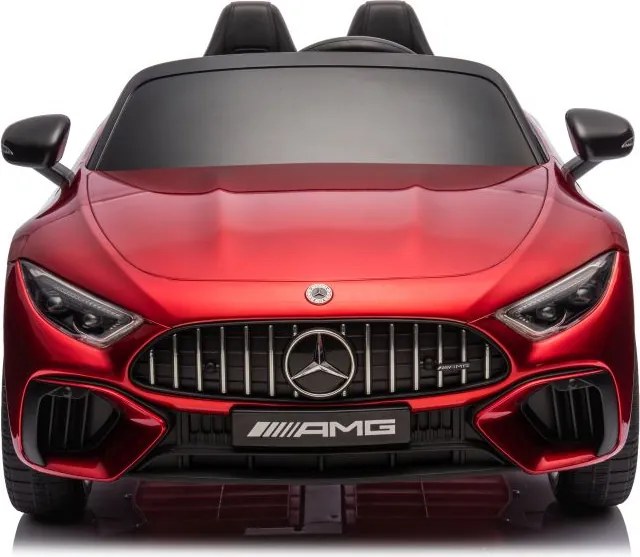 LEAN CARS Mercedes AMG SL63 Červený lakovaný batériový automobil