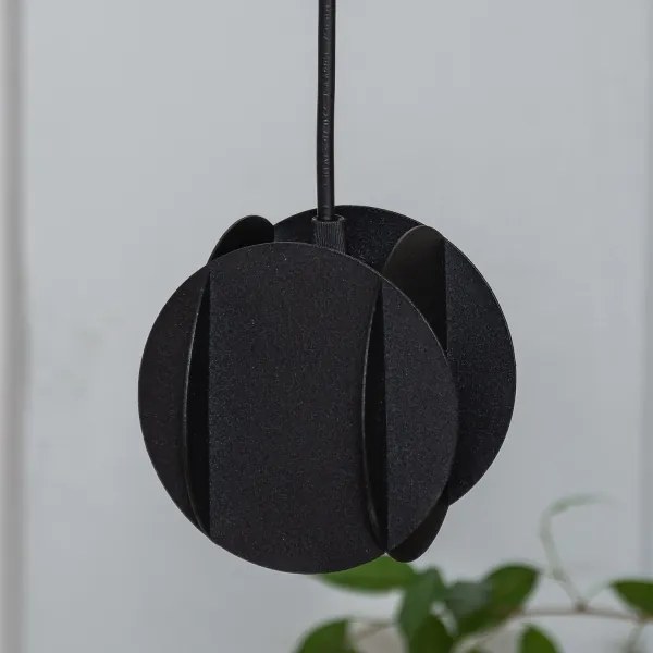 Závesné svietidlo na lanku GAMBIT 1xGU10/10W/230V čierna