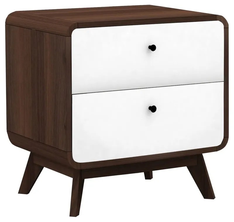 Biely nočný stolík Cassie - Støraa