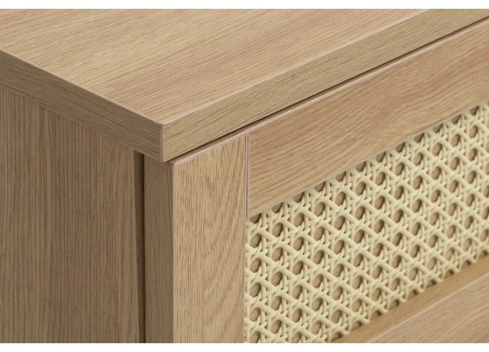 TV stolík v dekore duba v prírodnej farbe 120x43 cm Pensacola – Unique Furniture