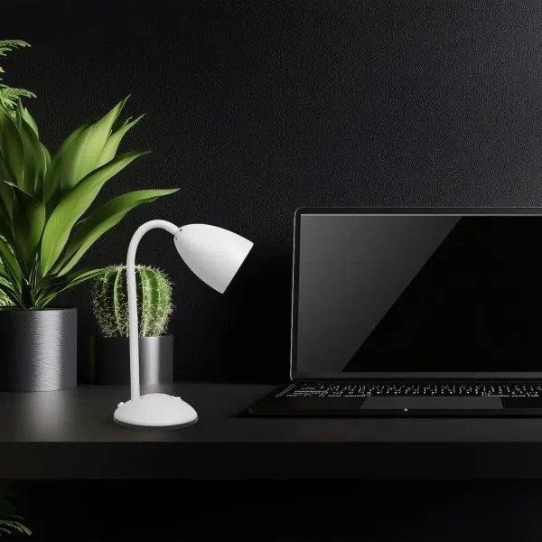 Stolná lampa LOGIC 1xE27/60W/230V biela