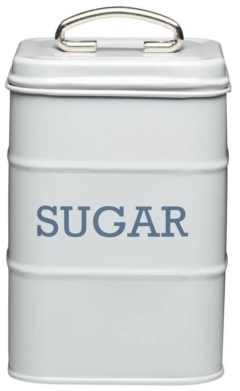 Sivá plechová dóza na cukor Kitchen Craft Nostalgia