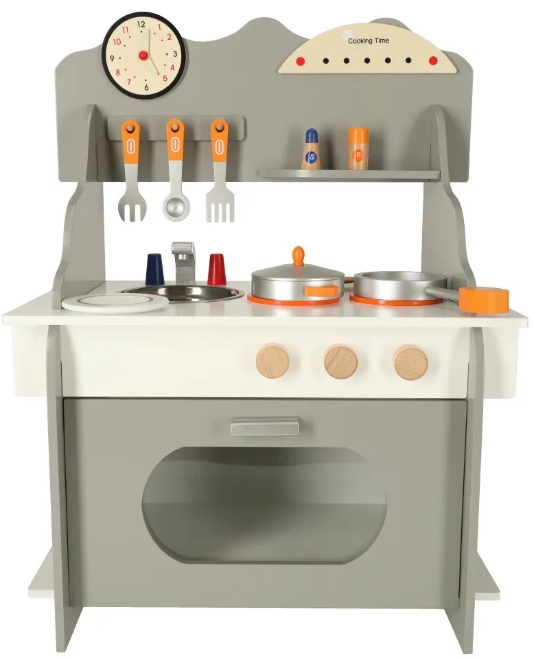 KIK MDF drevená kuchynka pre deti veľká rúra