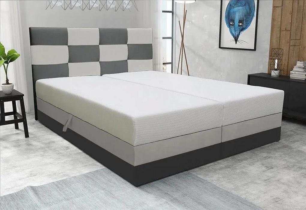 Manželská posteľ LUISA vrátane matraca,180x200, Cosmic 160/Cosmic 10