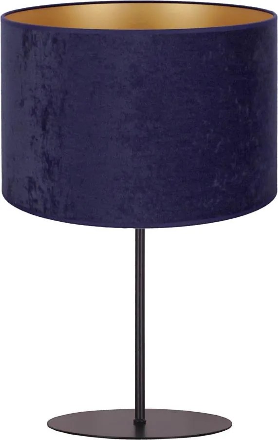 Duolla - Stolná lampa ROLLER 1xE14/15W/230V pr. 20 cm modrá/zlatá