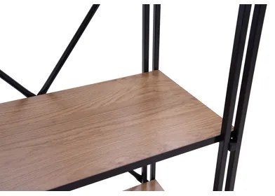 Kovová knižnica loft EKITO 80 cm