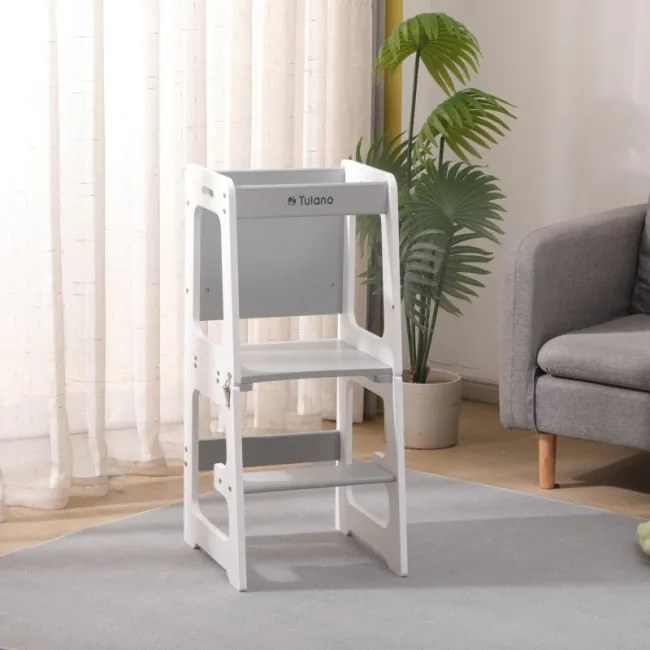 Učiaca veža 3v1 Mooby 35 sivá