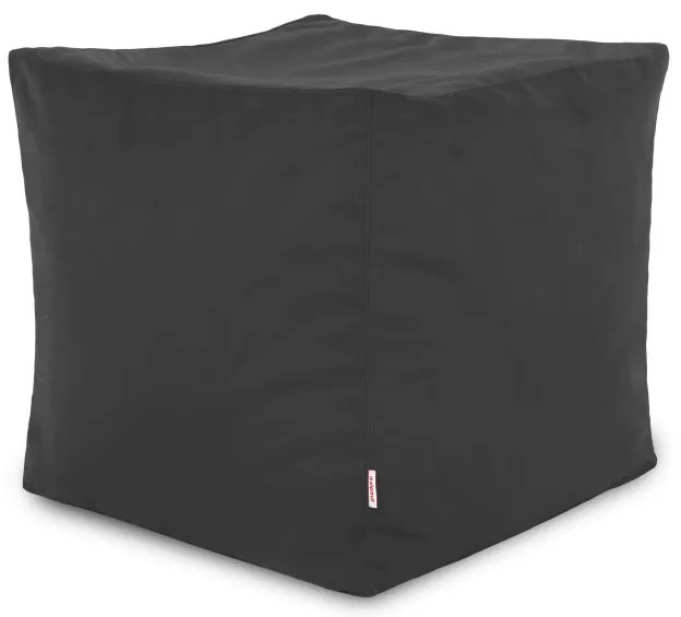 Plyšová taburetka Sivá