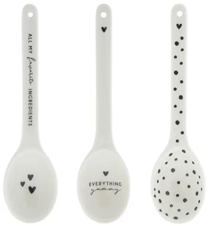 Spoon Ass (3x12)hearts/yummy/dots 16cm