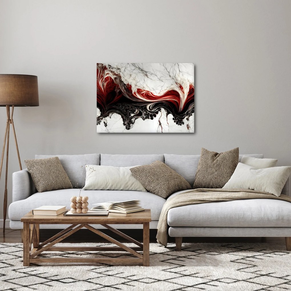 Obraz - Mramorovaná abstrakcia (70x50 cm)