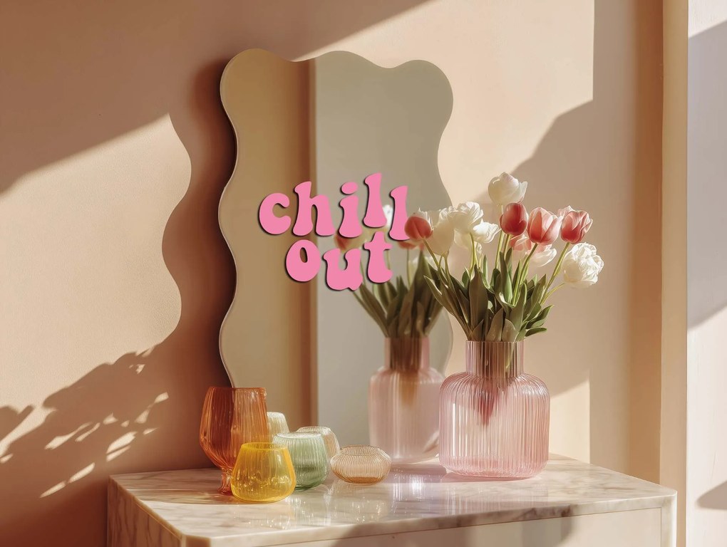 Nálepka na zrkadlo S8 – Chill out