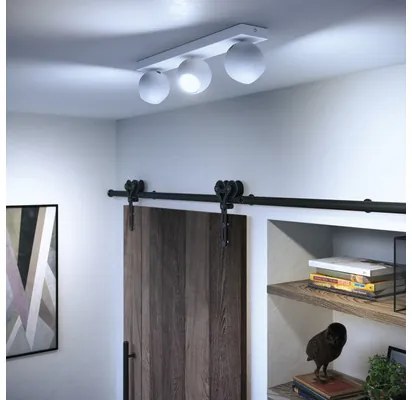 LED bodové svietidlo Philips HUE 50473/31/P6 Buckram 3x 5W 3x 350lm 2200-6500K biele s diaľkovým ovládaním - kompatibilné so SMART HOME by hornbach