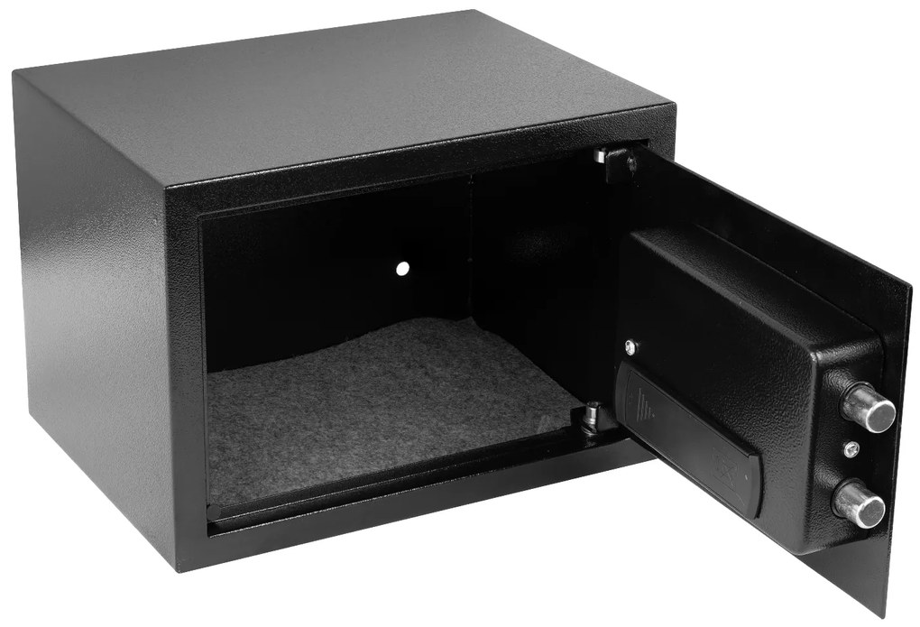 Digitálny trezor BestBerg BBSB-3C / 20 x 31 x 20 cm / čierna