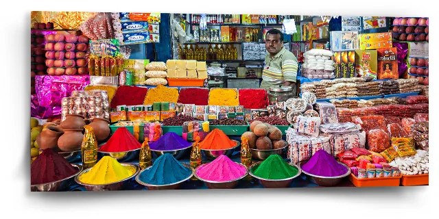 Sablio Obraz Farebné korenie - 110x50 cm