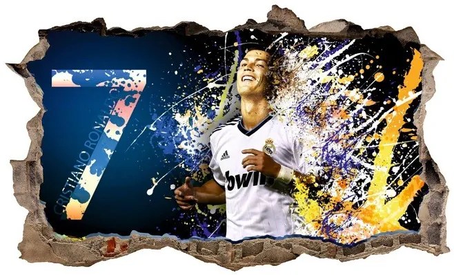 Cristiano Ronaldo dekoračná nálepka do detskej izby 47 x 77 cm