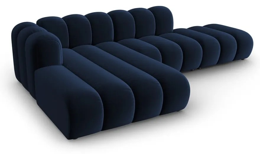 Tmavomodrá rohová pohovka (ľavý roh) Lupine – Micadoni Home