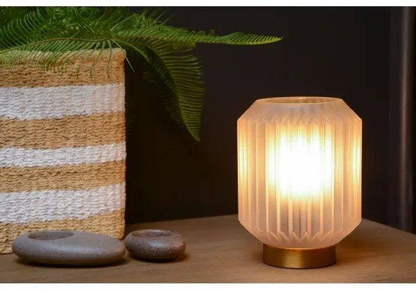 Lucide 45595/01/31 - Stolná lampa SUENO 1xE14/40W/230V krémová