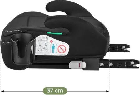 Detský podsedák do auta Cabby 30 čierny