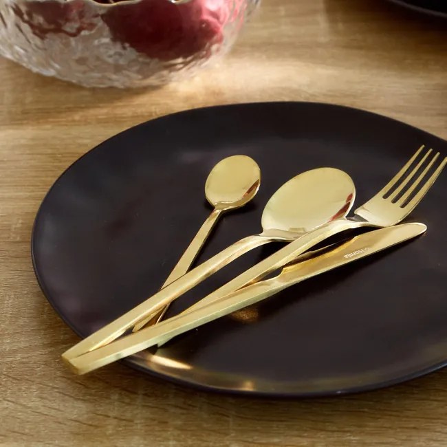 Súprava príborov APERI zlatá ALL 954478