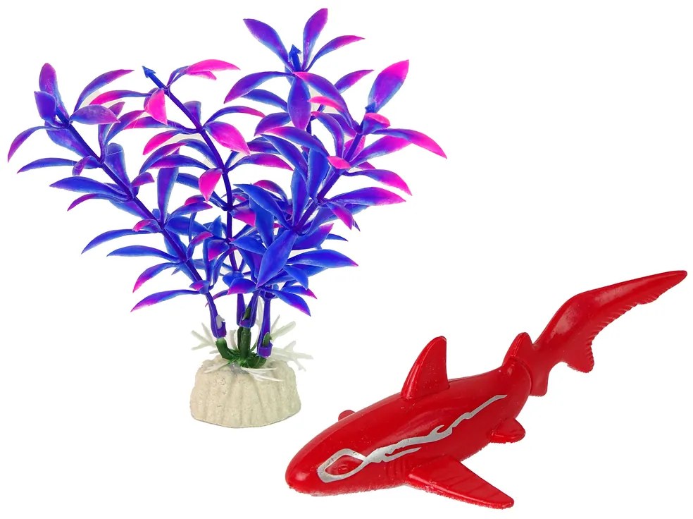 Lean Toys Bábika Emily - Morská panna so žralokom a doplnkami