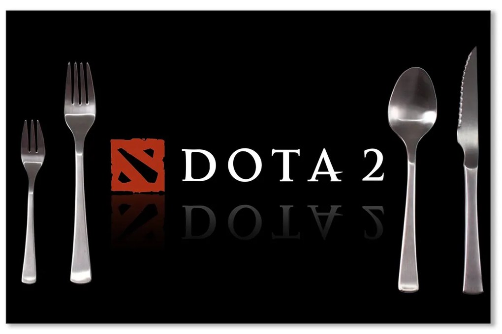 Sablio Prestieranie DOTA 2 Čierna: 40x30cm