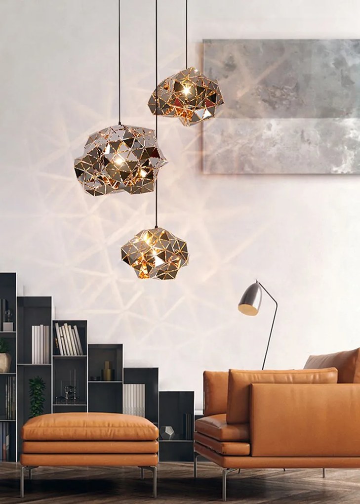 Toolight - Zrkadlová stropná lampa APP496-1CP, chrómová, OSW-00555