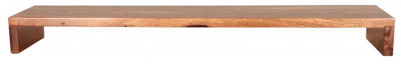 Polica na stenu Jali 100x22x10 z indického masívu palisander Orech