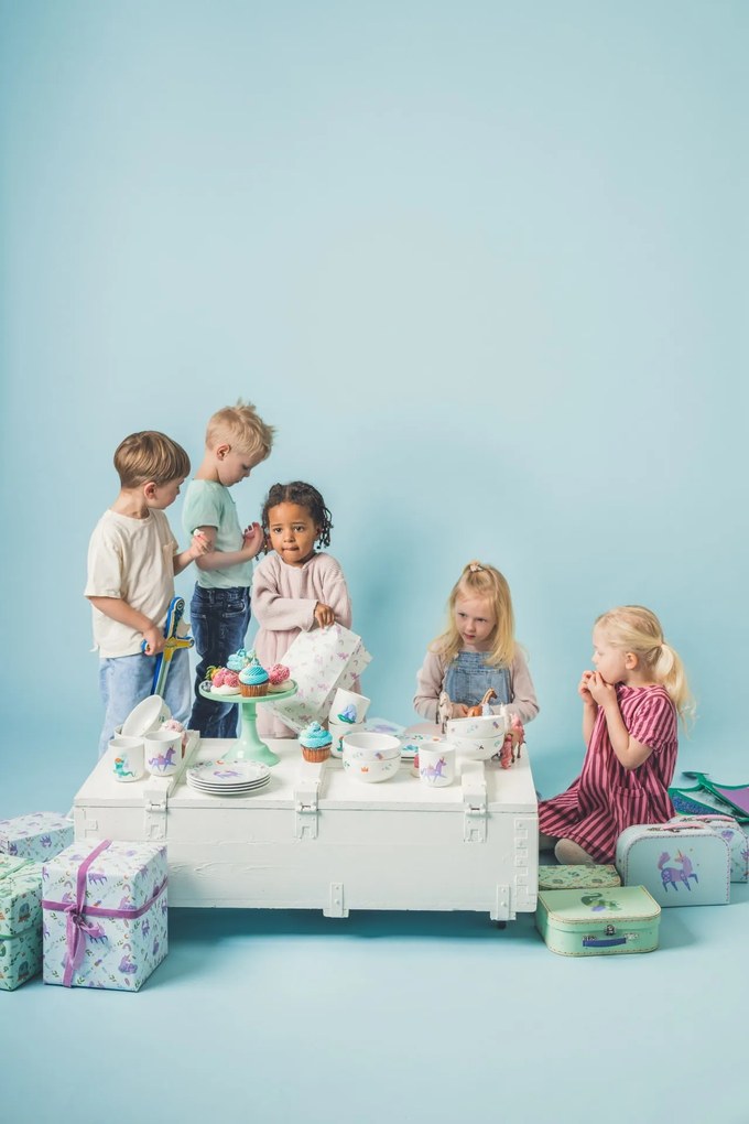 Bella Rose Detská porcelánová miska Drak 400 ml