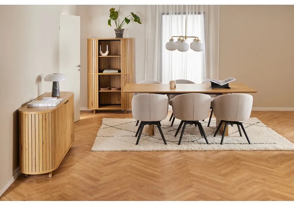 Jedálenský stôl s doskou v dubovom dekore 100x210 cm Colima – Actona