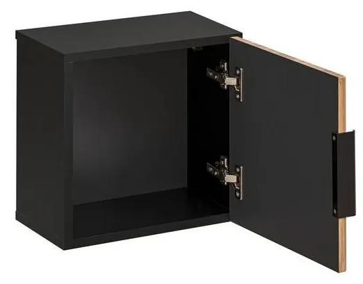 CMD Kúpeľňová skrinka XILO BLACK WOTAN 83-01-D-1D