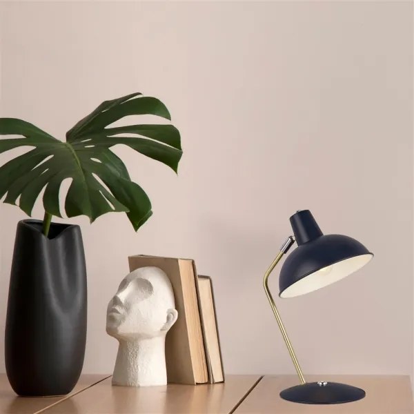 Searchlight EU60985NV - Stolná lampa ABERDEEN 1xE14/7W/230V modrá