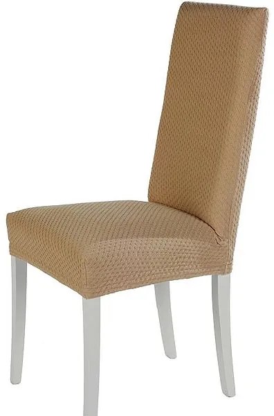 Komashop Návlek na stoličku NATALI Farba: tmavo-hnedá