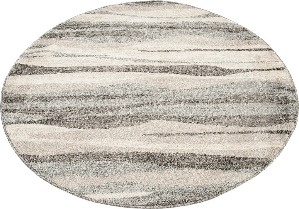 TA Koberec K186A STREDNÉ SIVÉ SARI KOLESO B1X Rozmer: 100x100 cm