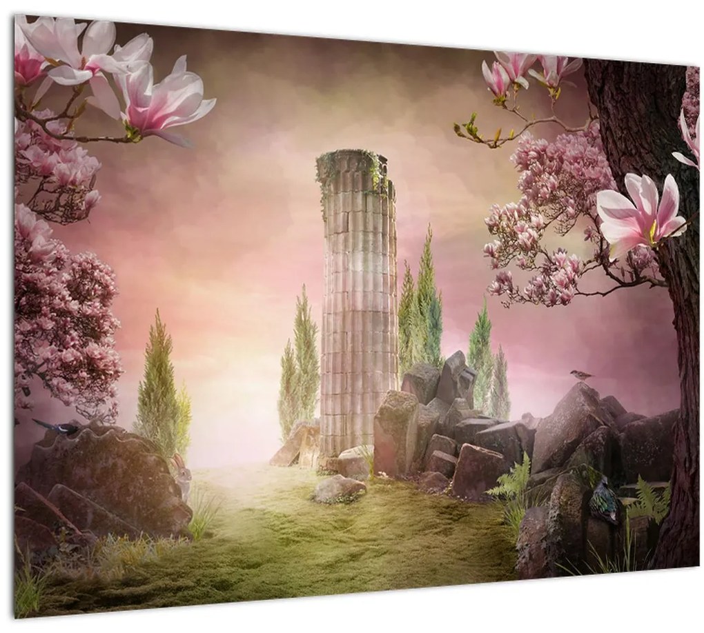 Sklenený obraz - Ríša snov (70x50 cm)