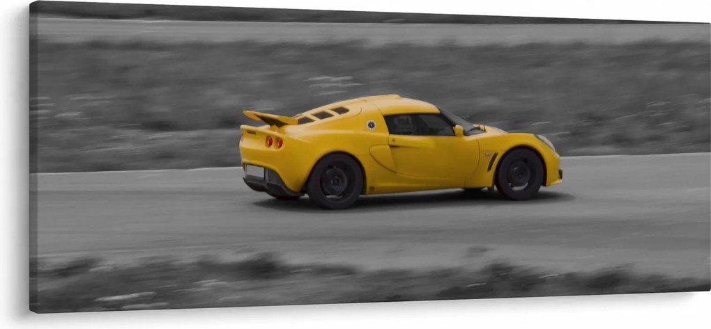 Obraz - Rýchle auto (120x50 cm)