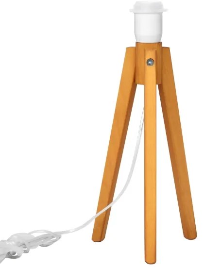 Stolná lampa ALBA 1xE27/15W/230V biela/dub