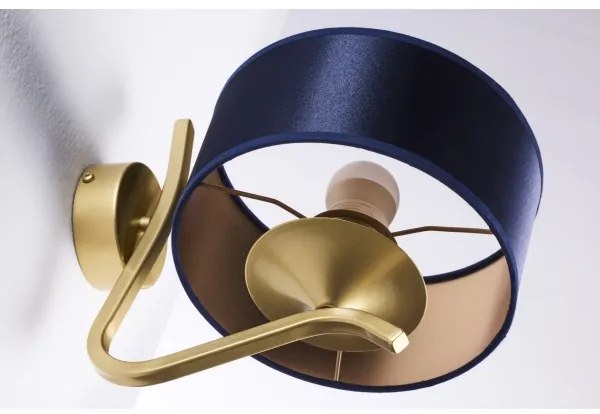 Jupiter 2115 - Nástenné svietidlo KASZMIR 1xE27/15W/230V modré/zlaté