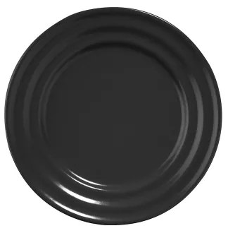 24-dielna jedálenská súprava, čierna/porcelán