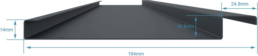 Bioklimatická pergola G21 Austin 3x3 m, antracitová hliníková