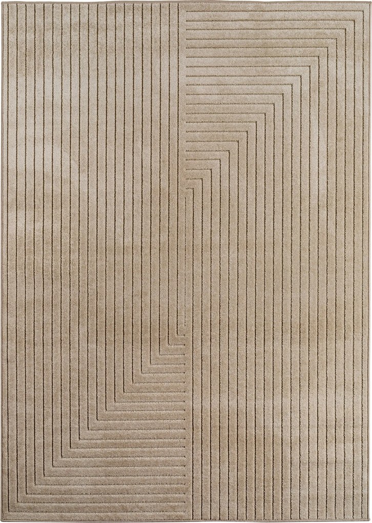 Ayyildiz, Kusový koberec Nova 1202 beige - na von aj na doma, 240x340, béžová, chodba / predsieň