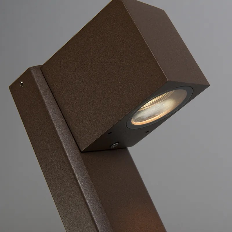 Inteligentná vonkajšia stojaca lampa hrdzavo hnedá 65 cm IP44 vrátane WiFi GU10 - Baleno