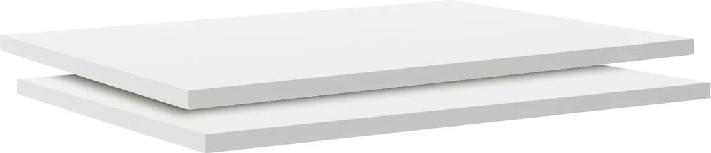 XXXLutz SADA VKLADACÍCH POLÍC, biela, 87,9/1,8/55,1 cm Hom`in - Skrine - 002647004137